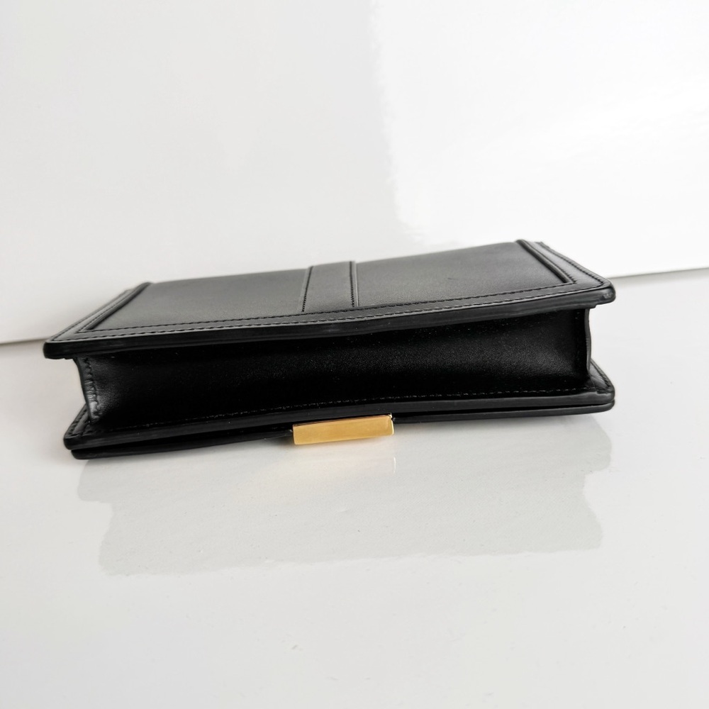 NWT Versace Grecca Goddess Mini Bag (without strap) Clutch in Black and Gold - Picture 5 of 11